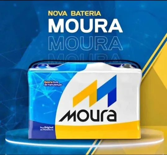 Bateria lacrada moura 60 amperes.