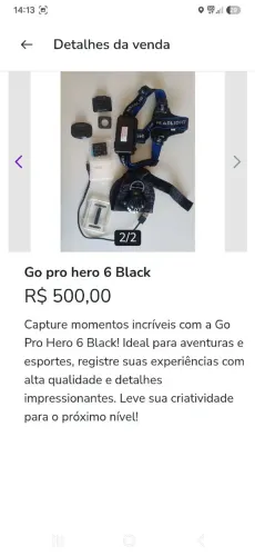 Go pro hero 6 black