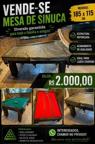 Mesa de sinuca