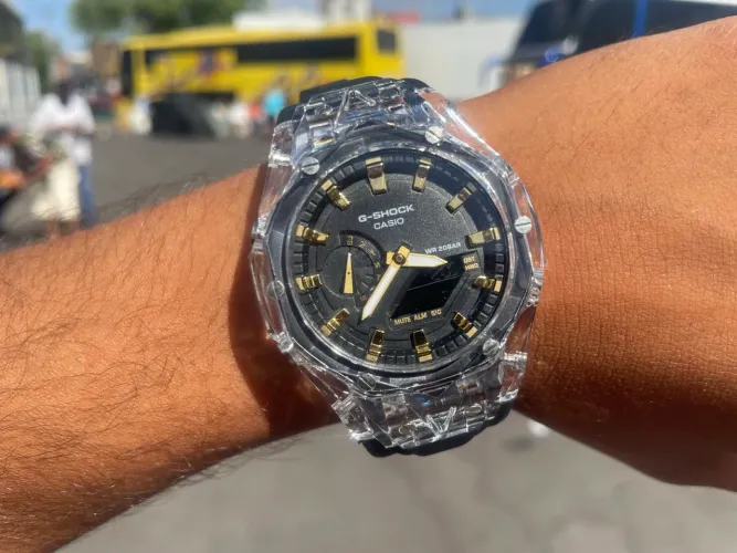 Relógio G-SHOCK TRANSPARENTE!! Aprova de Água!! PROMOÇÃO!!