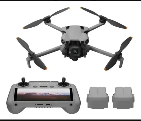 Drone Dji Mini 5 Pro Fly More Combo Plus 4K com controle Rc2 cinza