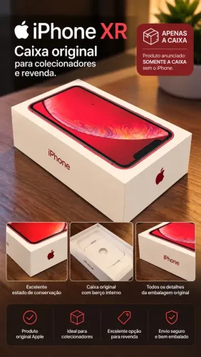 Caixas de IPhone e IPad Air novas e originais!