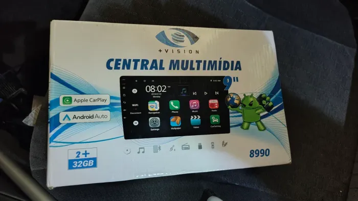 Multimídia Android 9 polegadas com Android auto e Apple carplay sem fio sem fio