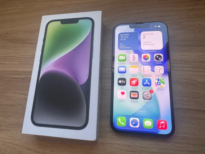 iPhone 14 comprado no Brasil, nunca aberto