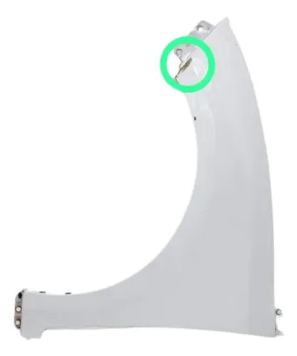 Paralama L/e Hyundai Hb20 Branco C/detalhe 2013 2019 00537
