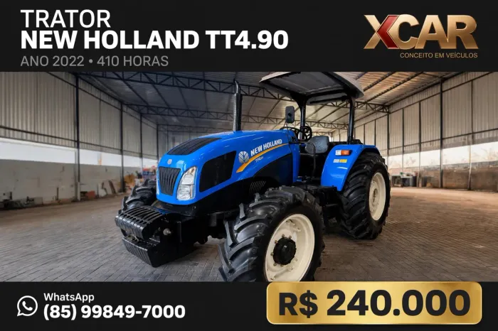 TRATOR NEW HOLLAND TT.4.90 2022