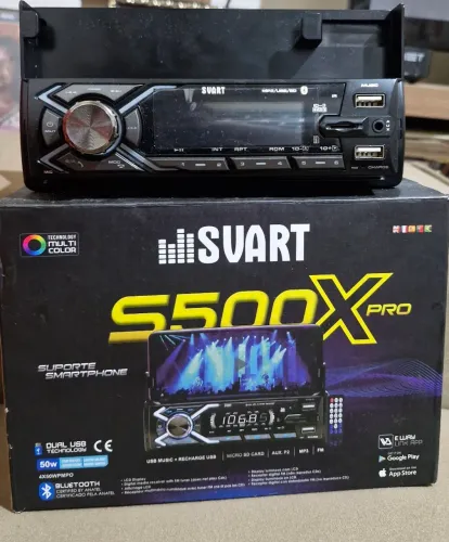 SVART S500X PRO RADIO AUTOMOTIVO MP3 BLUETOOTH