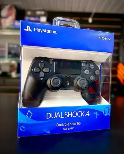 Controle Sem Fio DualShock 4 - PS4 - Primeira Linha - Novo