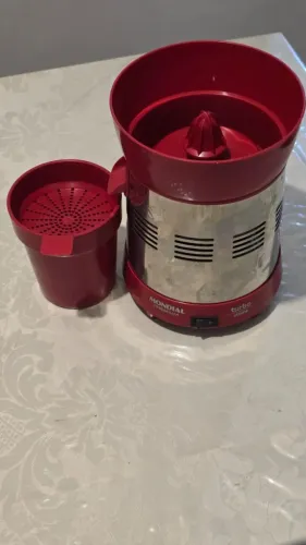 EXTRATOR MONDIAL TURBO PREMIUM E-24 BIV (ESPREMEDOR DE SUCO LARANJA) - VERMELHO/INOX