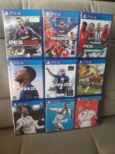 Lote de Jogos do Pes e Fifa para Playstation e Xbox