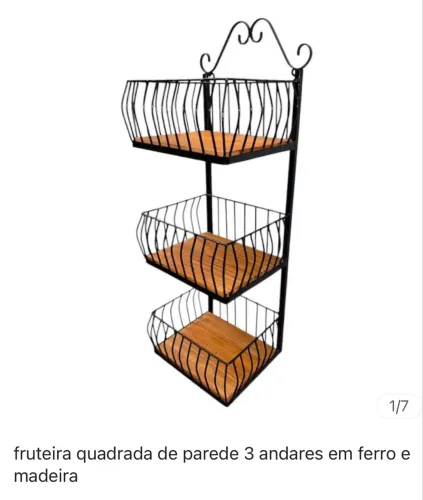 Fruteira nova no plástico