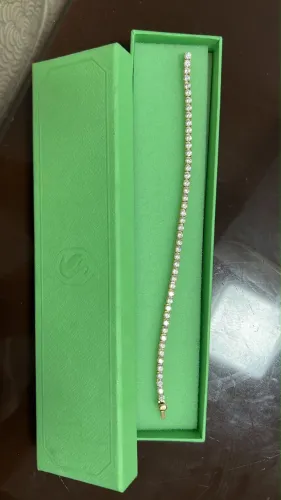 Pulseira Swarovski (Matrix Tennis)
