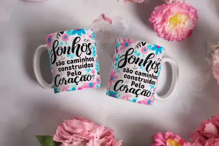 Canecas Motivacionais Inspiração