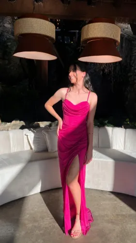 Vestido Rosa para madrinha ou para festa