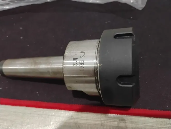 Mandril Porta-pinça Cone Morse Mt3-er40 M12 Novo