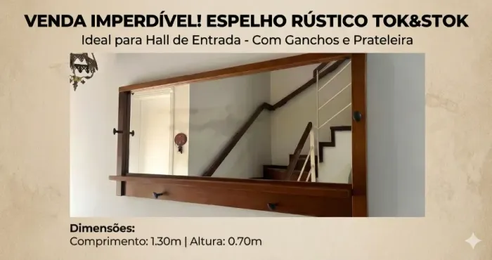 Espelho Rústico