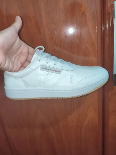 Olympikus branco de couro legítimo tam.41 venda rápida 