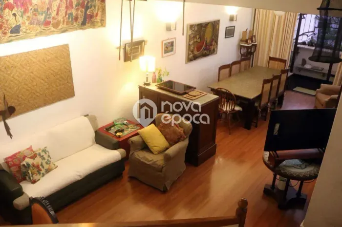 Duplex para venda tem 140 metros quadrados com 4 quartos em Ipanema - Rio de Janeiro - RJ