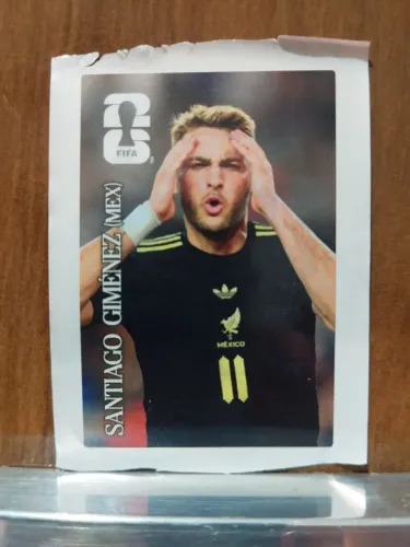 Figurinha Santiago Gimenez Copa do Mundo 2026 - Impecável