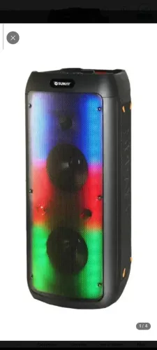 Caixa De Som Portatil Sumay Light Box 5968 800 w Bluetooth