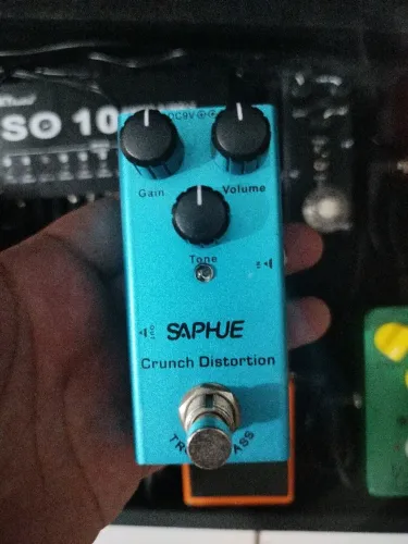 Pedal de Distorção - Saphue Crunch Distortion (Crunch Box Clone)