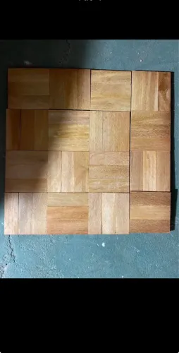 Tacos de madeira para piso ( 10 placas de 40X40 cm contendo quadradinhos de taco  10X10cm 