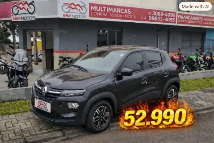Vendo/Troco/Financio Renault Kwid Intence 1.0 2024