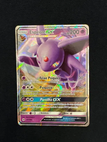 Carta Pokémon Espeon GX 61/149 