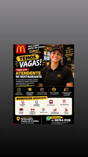 Atendente de restaurante