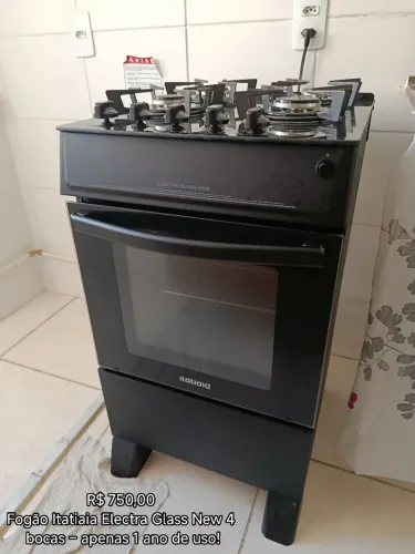 Fogão 4 bocas com forno em ótimo estado