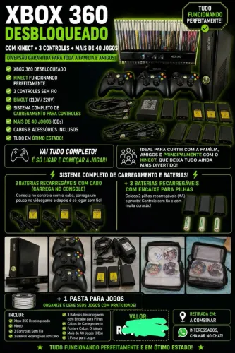 Vendo Xbox 360 completo
