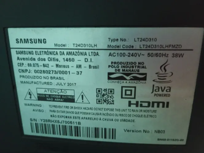 Monitor sansung 24p