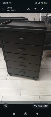 Carrinho auxiliar cabeleireiro