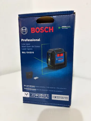 Nível a Laser Bosch GLL 12-22 G (Verde) - NOVO, LACRADO E COM NF