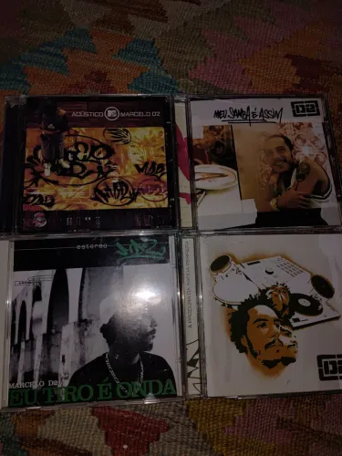 4 cds marcelo d2 (usado em excelente estado)