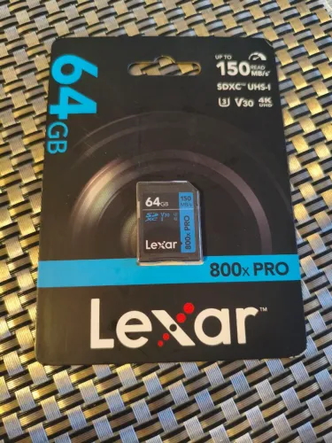 Cartão Lexar de 64gb para 4K