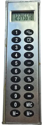 Calculadora financeira prática -- ideal p/ cálculos do dia a dia! portátil & vintage!