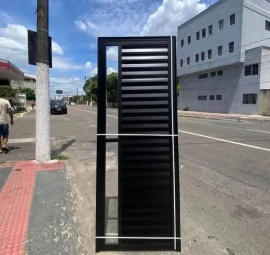 DIRETO DA FABRICA!! PORTA PALHETA DE ALUMÍNIO PRETO LUXO COM VIDRO LATERAL 