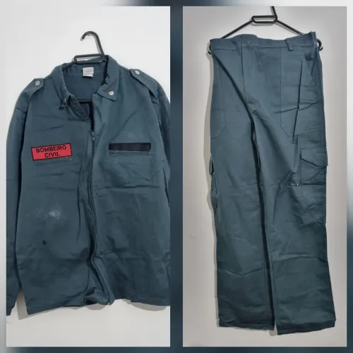 Uniforme Bombeiro Civil Ripstop Manga Longa Verde