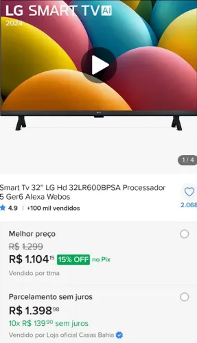 Smart TV LG 32
