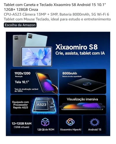 Tablete Xixaomiro, nunca usado