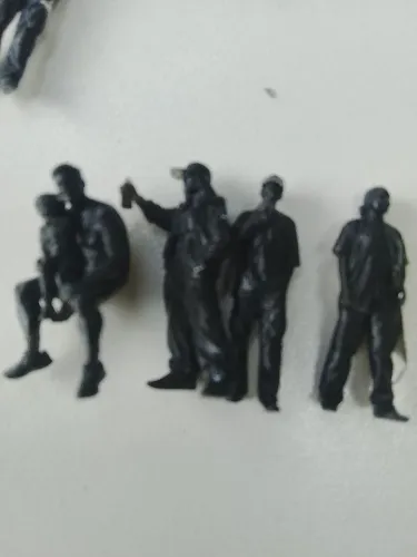 Bonecos sortidos sem pintura escara 1:64 Hotwheels