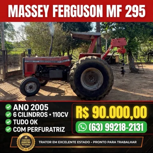 VENDO TRATOR MF 295!