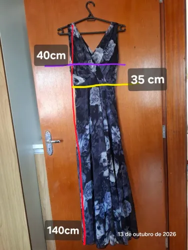 Vestido de festa flores
