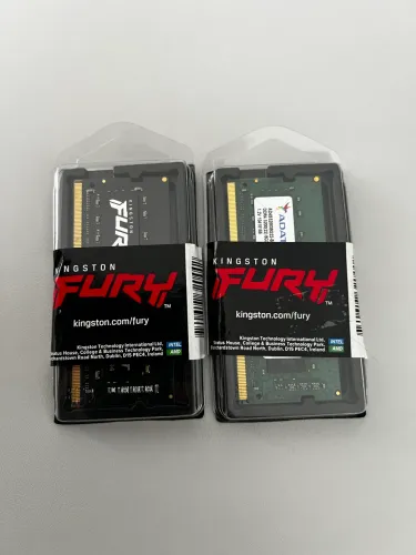 Memória RAM Notebook 16GB (2x8GB) DDR4 3200MHz Kingston Fury + ADATA