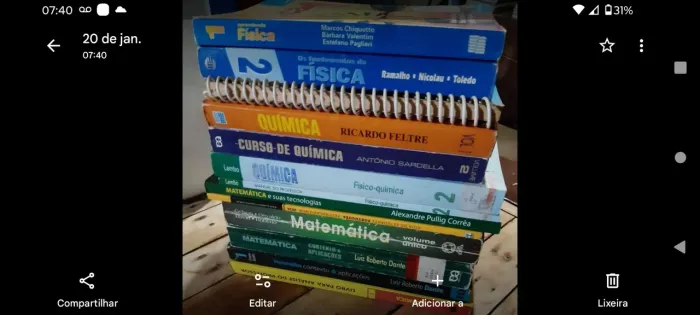 Aulas particulares de Matemática, Física e Química. 