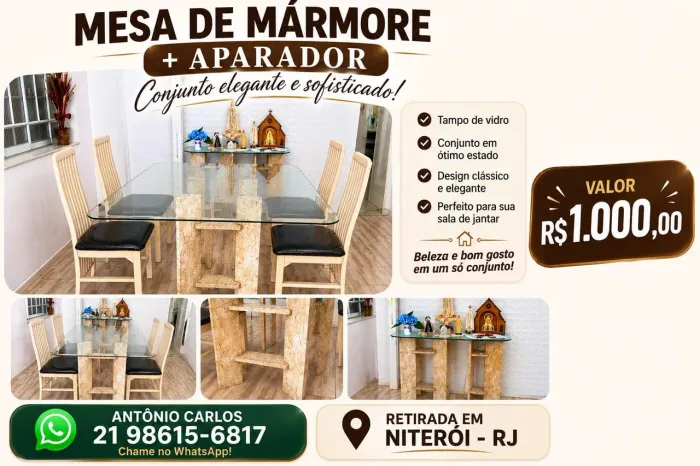 Mesa e Aparador
