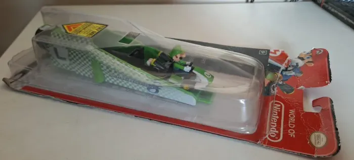 Luigi Kart With Launcher Original Nintendo (Faço Olx Pay)