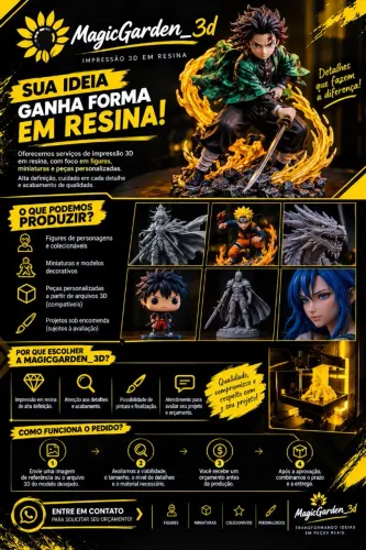 Impressão 3d em resina