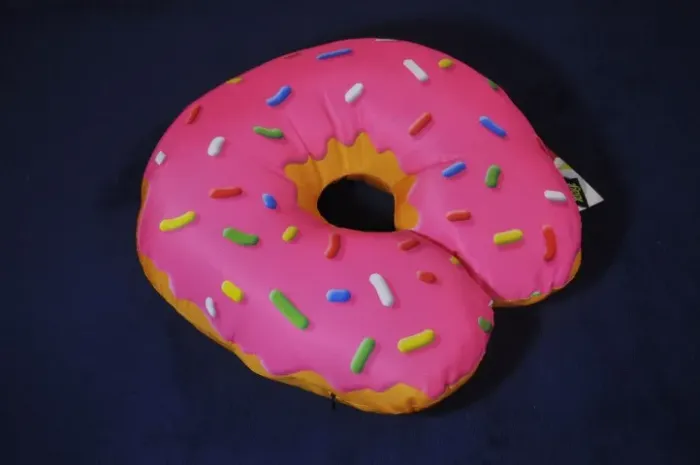 Almofada De Pescoço Estampada Donut Rosquinha